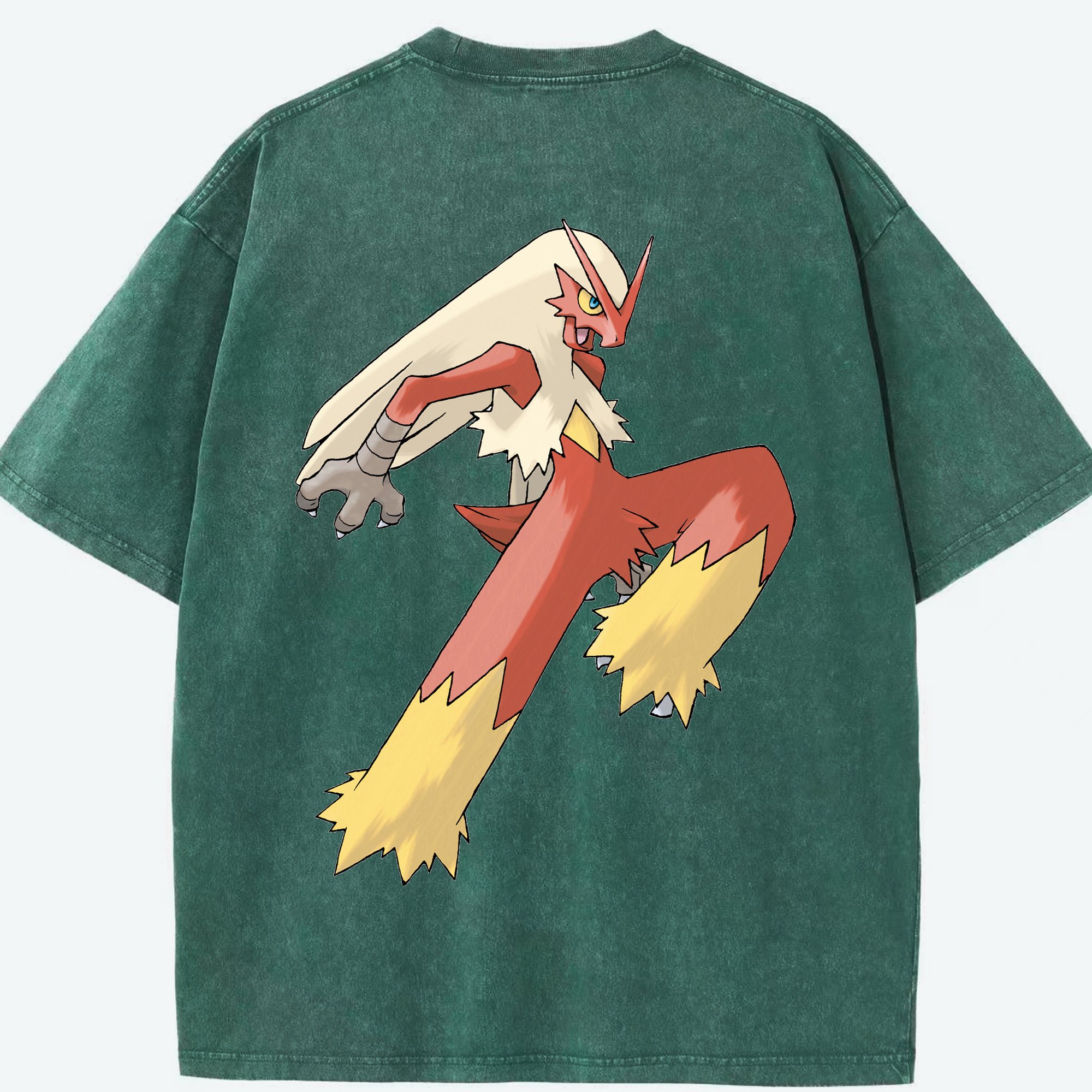 （画像用） ポケットモンスター Pokémon 綿100% ヴィンテージ風 半袖Tシャツ（背面プリント）